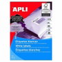 APLI Etiquetas Adhesivas 70x35 mm Blancas Caja de 500 Hojas